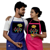 Queen And King Chef Digital Printed Apron